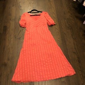 MATERNITY -  Salmon color nines by hatch dress. Size M.